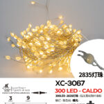 Catena micro LED luminosa natalizia da 9 metri luce dorata cavo trasparente con 8 giochi luce per uso interno funzione timer on-off