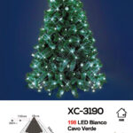Tenda luminosa 198 LED luce fredda adatta per uso interno