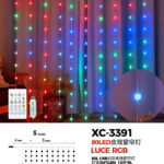 Tenda colorata 80LED RGB 8 modalità di illuminazione disponibile controllo tramite app