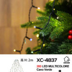 Tenda luminosa natalizia 280 LED luce multicolor grado di protezione IP44 adatta per uso interno/esterno 8 giochi luce