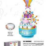 Carillon a mattoncini da costruzione Lego forma Mongolfiera 322 pezzi