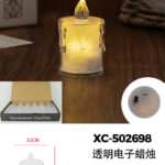 Set di candele luminose box da 24 pezzi (6,5cmH) luce calda a LED alimentazione a pile