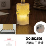 Set di candele luminose box da 24 pezzi (8cmH) luce calda a LED alimentazione a pile