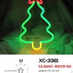 Figura luminosa neon Albero di Natale ,29x17, attacco USB