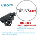 Proiettore luminoso, personalizzabile ,visuale ottimale da 0 a 50 mt