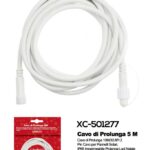 Cavo di prolunga bianco da 5 mt