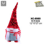 Gnomo decorativo Natalizio per addobbi dimensione 12x10x27cm