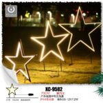 Figura luminosa Stella 70 cm Bianco Caldo con picchetto per esterno