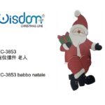 Decorazione Natalizia Babbo Natale in legno