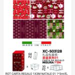 Rotoli carta da regalo natalizi in varie fantasie assortite dimensioni 1x3 Metri