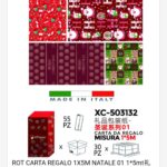 Rotoli carta da regalo natalizi in varie fantasie assortite dimensioni 1x5 Metri