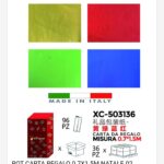 Rotoli carta da regalo natalizi in vari colori disponibili dimensioni 0,7x1,5 Metri