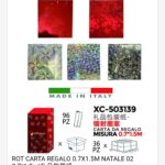 Rotoli carta da regalo natalizi in varie fantasie assortite dimensioni 0,7x1,5 Metri