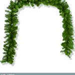 Ghirlanda Natalizia decorativa semplice dimensione 270cm