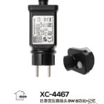 Spina trasformatore da 9w per luci decorative con controller integrato per giochi luce e funzione memoria grado di protezione IP44 adatto per uso interno/esterno