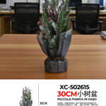 Vaso decorativo alberello artificiale piccolo per decorazioni tavoli dimensione: 10x30cm