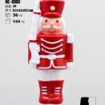 Pendente decorativo natalizio a forma di schiaccianoci dimensione 12cm