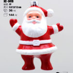 Pendente decorativo natalizio a forma di Babbo Natale dimensione 10cm