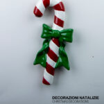 Pendente decorativo natalizio a forma di bastoncino zucchero candy dimensioni 17cm